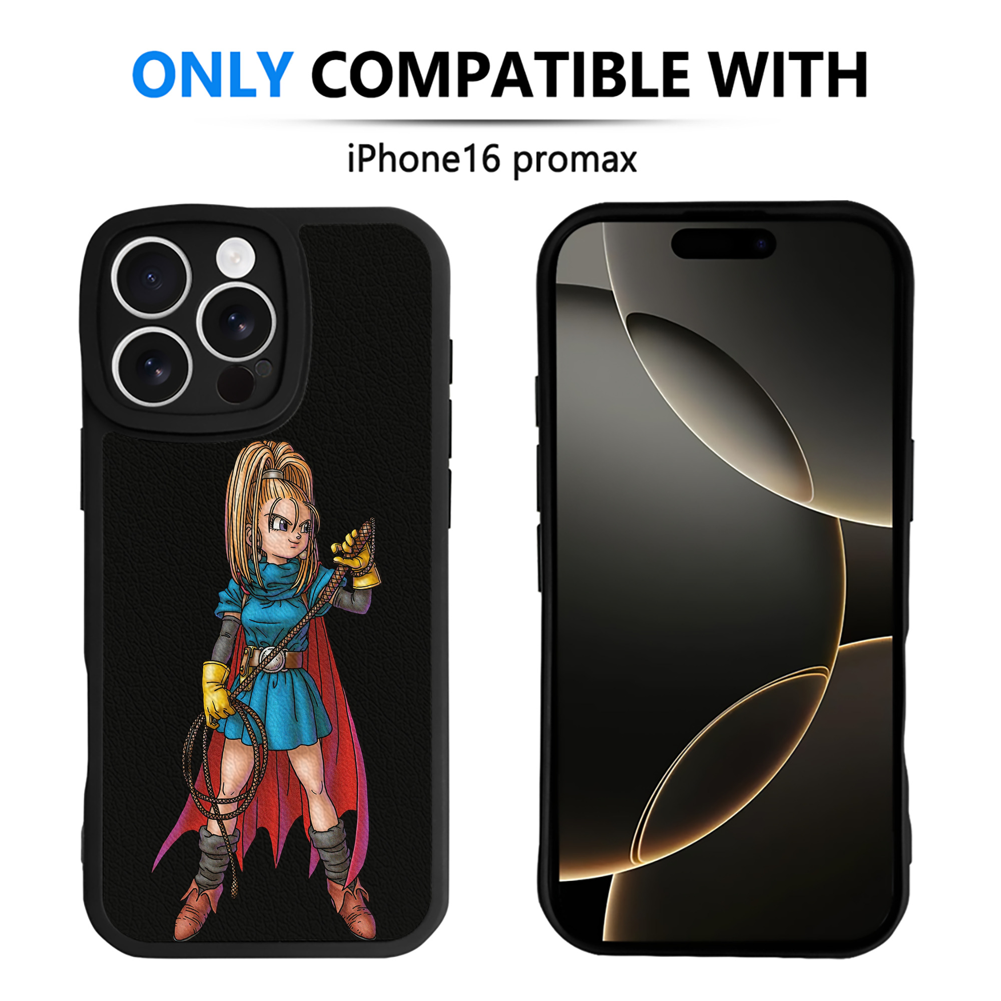 （画像用） ドラゴンクエスト Doragon Kuesuto Dragon Quest 【iPhone 16シリーズ対応】シリコンスマホケース（レザー調） 材質：シリコン